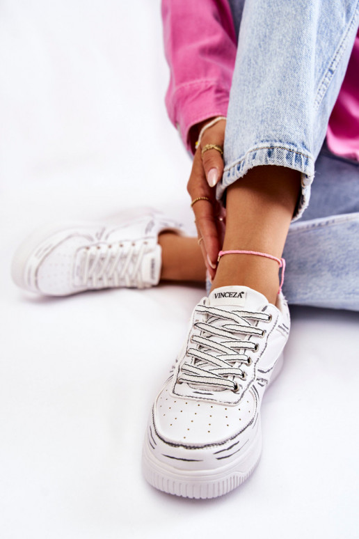 zapatillas deportivas en color blanco Solveig