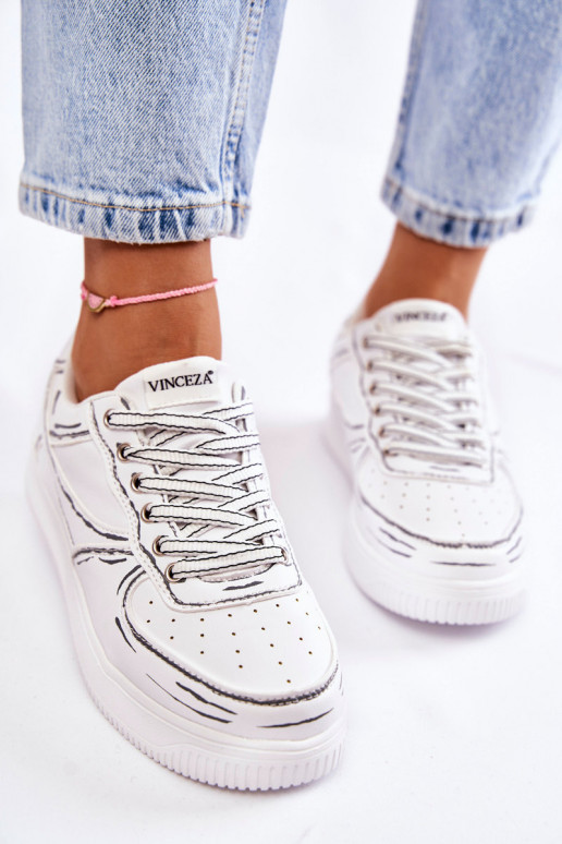 zapatillas deportivas en color blanco Solveig