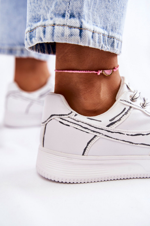 zapatillas deportivas en color blanco Solveig