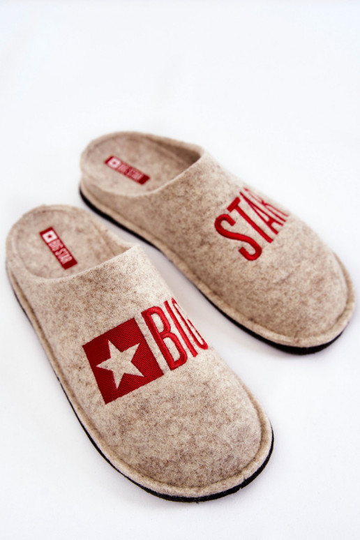 pantuflas Big Star KK276021 beige