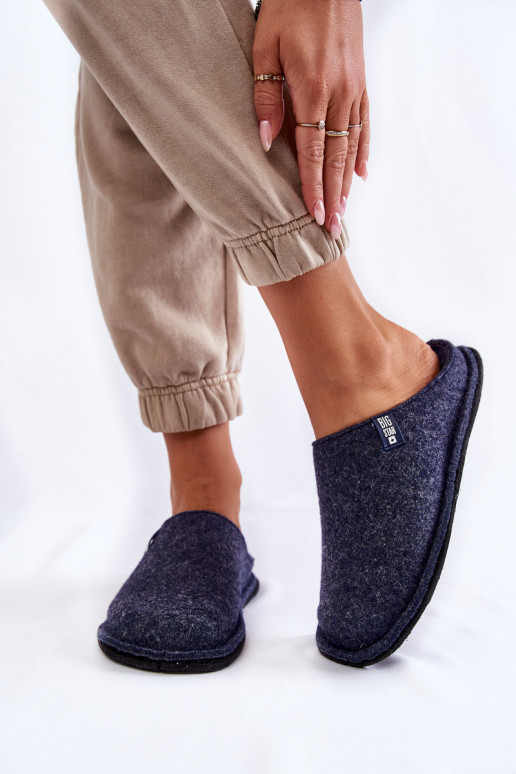 Zapatillas modelo clásico Big Star KK276013 azul oscuro