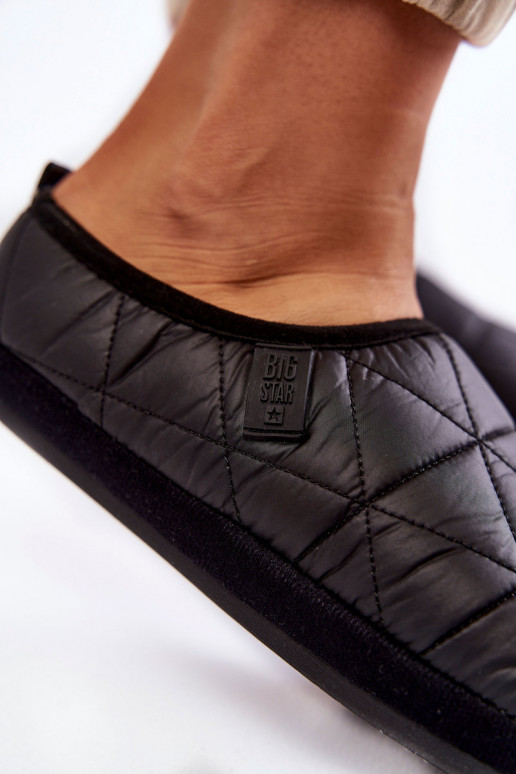 Pantuflas sin cordones Big Star KK274606 negro