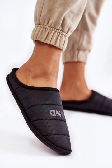 Pantuflas modelo clásico Big Star KK274602 negro