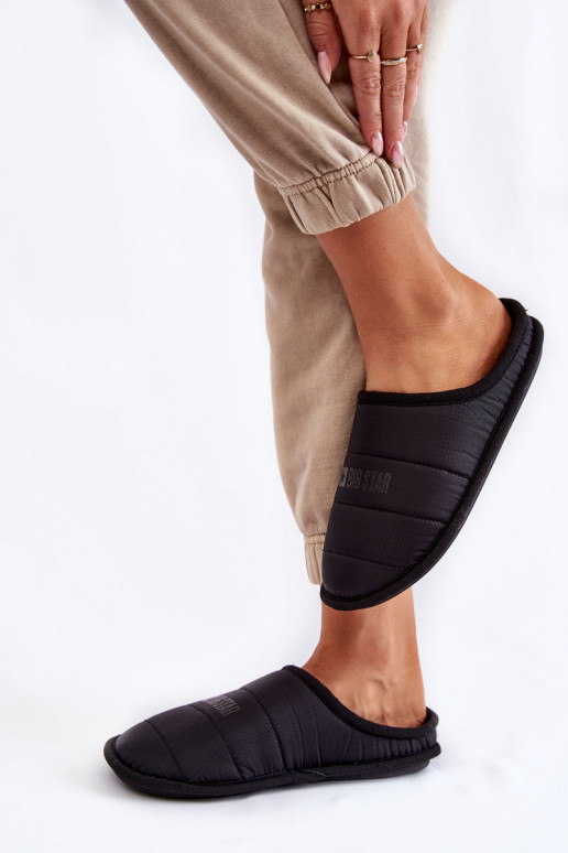 Pantuflas modelo clásico Big Star KK274602 negro