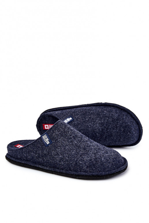 Zapatillas de hombre clásicas Big Star KK176004 azul oscuro