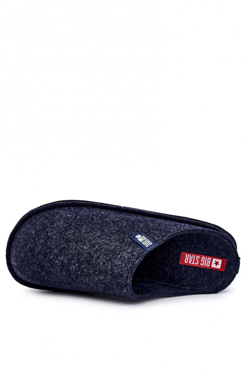 Zapatillas de hombre clásicas Big Star KK176004 azul oscuro