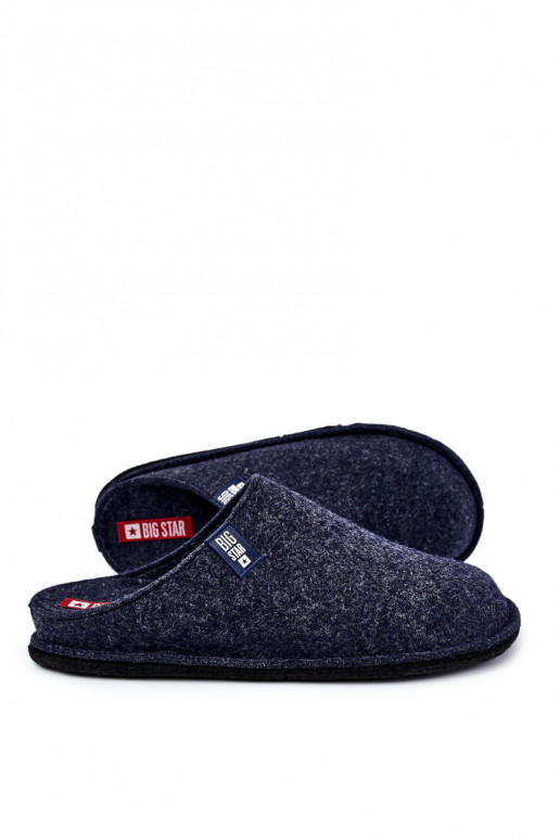 Zapatillas de hombre clásicas Big Star KK176004 azul oscuro