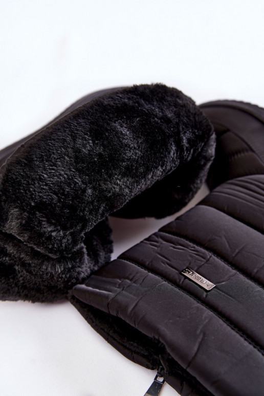Botas para la nieve con calefacción en negro Calena