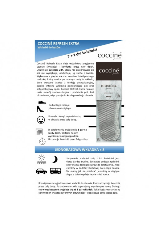 Coccine Refresh Plantillas Extra 8 pares