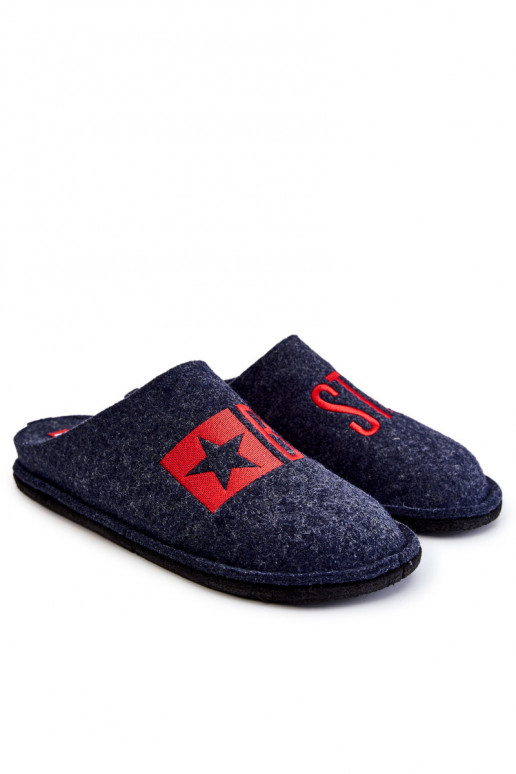Zapatillas de hombre clásicas Big Star KK176002 azul oscuro