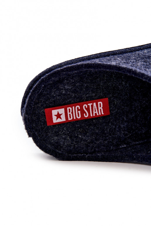 Zapatillas de hombre clásicas Big Star KK176002 azul oscuro
