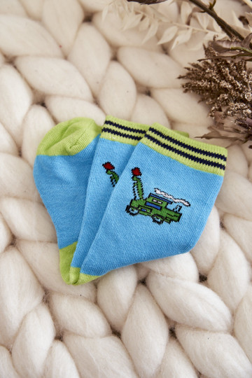 Calcetines infantiles de algodón con estampados 5 uds. Colores diferentes 2