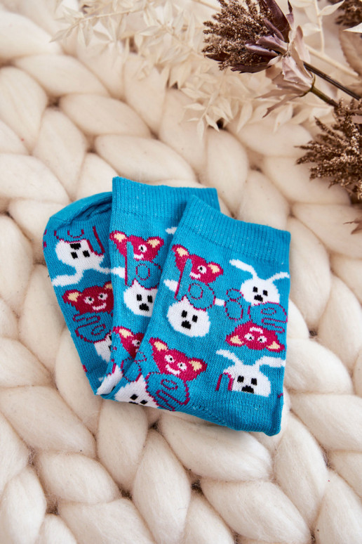Calcetines estampados exclusivos 5uds. Colores diferentes