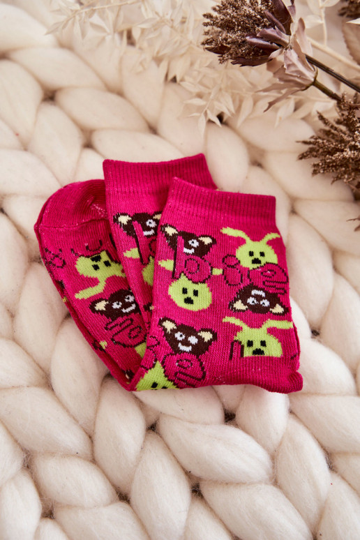 Calcetines estampados exclusivos 5uds. Colores diferentes