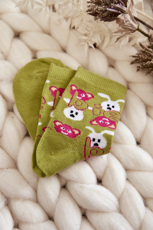 Calcetines estampados exclusivos 5uds. Colores diferentes