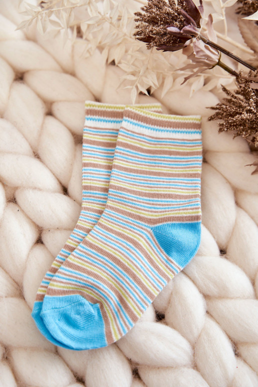 Calcetines infantiles de algodón con estampados 5 uds. Colores diferentes Calcetines infantiles de algodón con estampados 5 uds. Colores diferentes