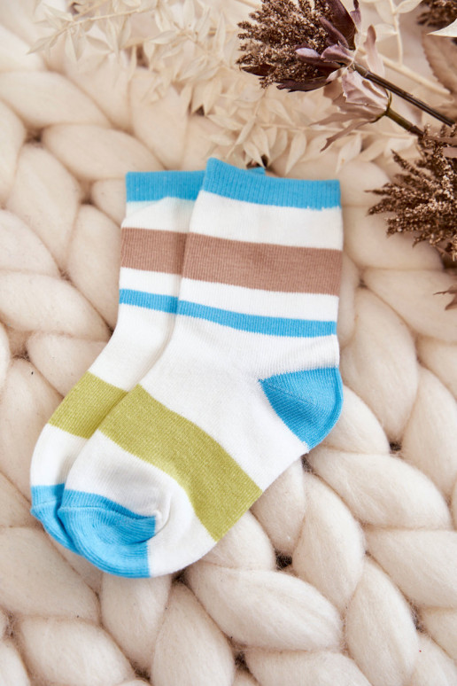 Calcetines infantiles de algodón con estampados 5 uds. Colores diferentes Calcetines infantiles de algodón con estampados 5 uds. Colores diferentes