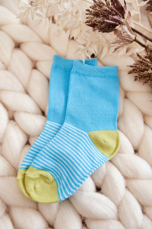 Calcetines infantiles de algodón con estampados 5 uds. Colores diferentes Calcetines infantiles de algodón con estampados 5 uds. Colores diferentes
