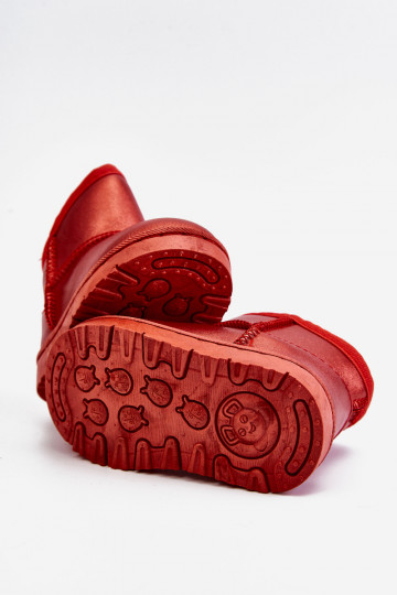 Cálidas botas de nieve para niños en color rojo Scooby 2