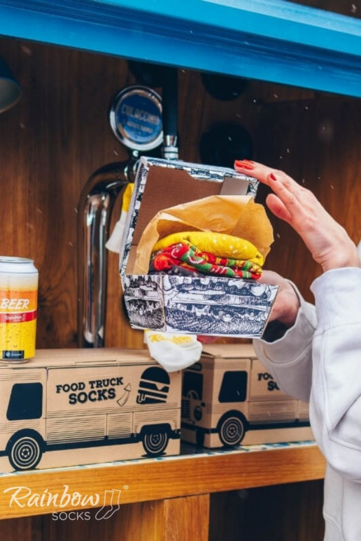 Juego de calcetines Food Truck Socks Box 3 pares