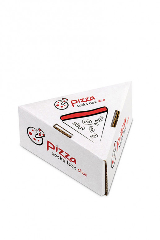 Calcetines de colores en caja 1 par Pizza