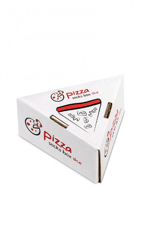 Calcetines de colores en caja 1 par Pizza