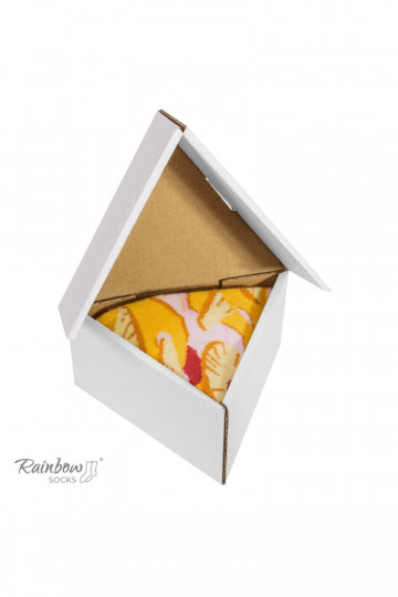 Calcetines de colores en caja 1 par Pizza