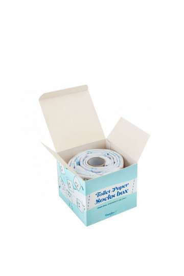 2 pares de calcetines de colores en una caja