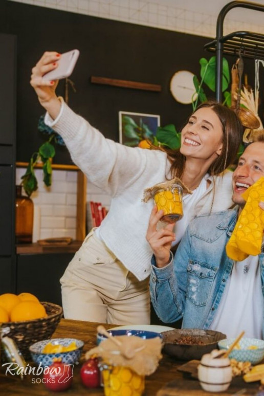 2 pares de calcetines de colores 2 pares de calcetines de colores