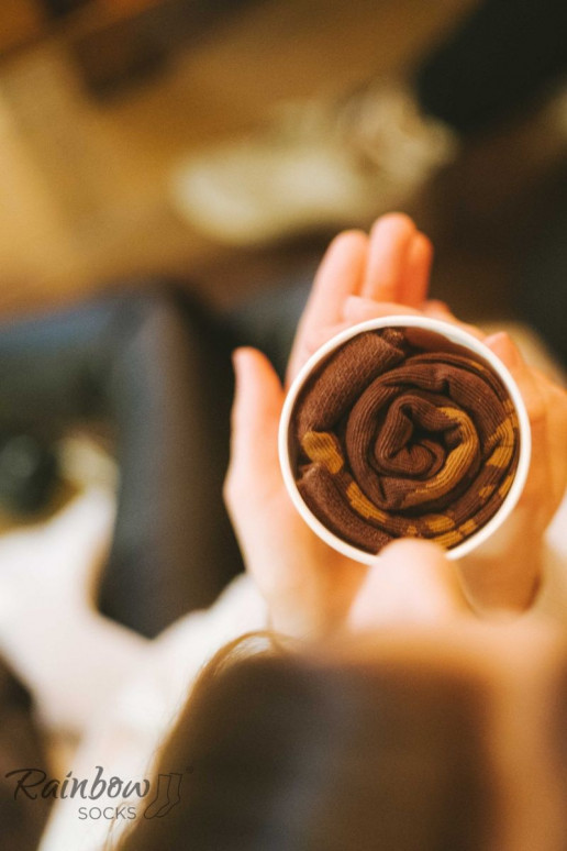 Calcetines de colores en caja Americano 1 par Calcetines de colores en caja Americano 1 par