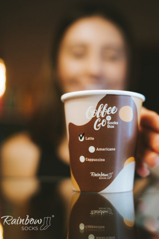 Calcetines de colores en caja Caffe Latte 1 par Calcetines de colores en caja Caffe Latte 1 par