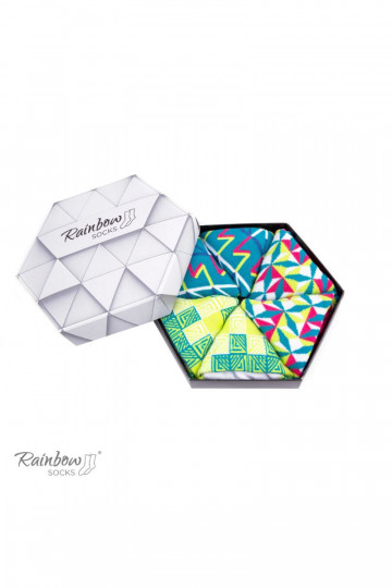 Calcetines de colores con motivos geométricos 3 pares