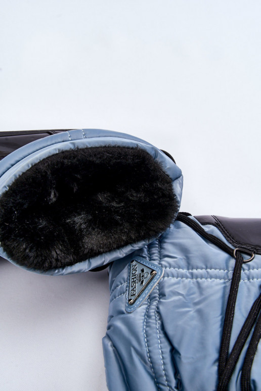 botas de nieve con cordones en color azul Carrios botas de nieve con cordones en color azul Carrios