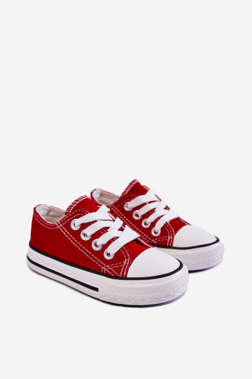 Deportivas infantiles clásicas en color rojo Filemon