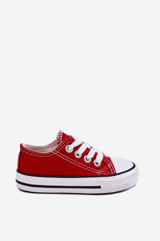 Deportivas infantiles clásicas en color rojo Filemon