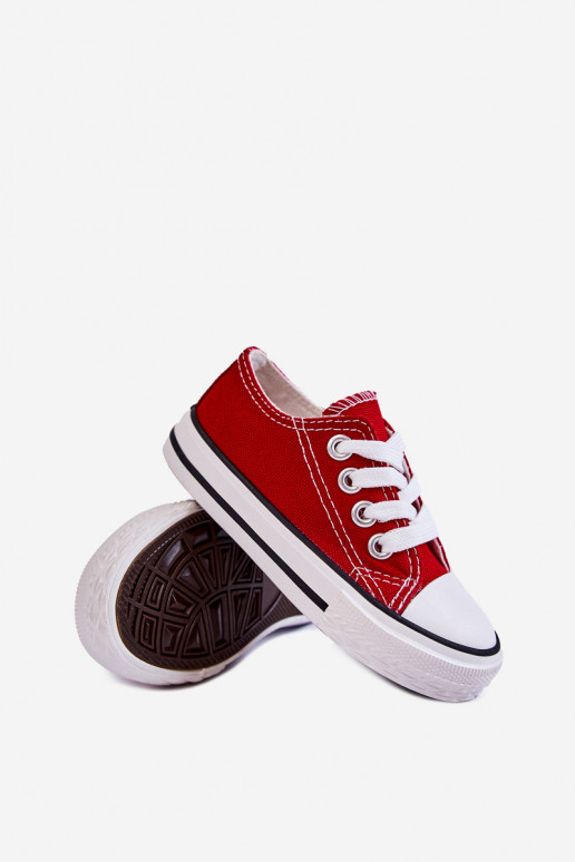 Deportivas infantiles clásicas en color rojo Filemon