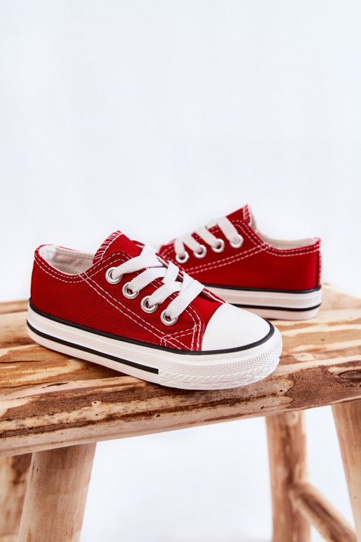Deportivas infantiles clásicas en color rojo Filemon