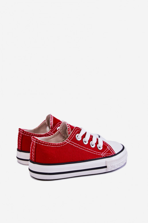 Deportivas infantiles clásicas en color rojo Filemon