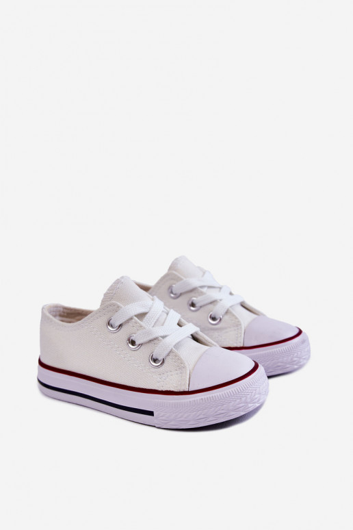 Deportivas infantiles clásicas en color blanco Filemon