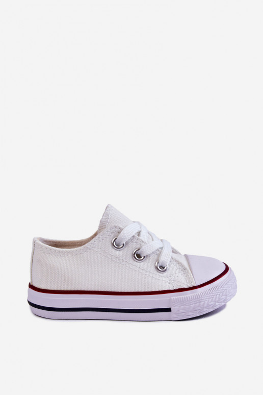 Deportivas infantiles clásicas en color blanco Filemon