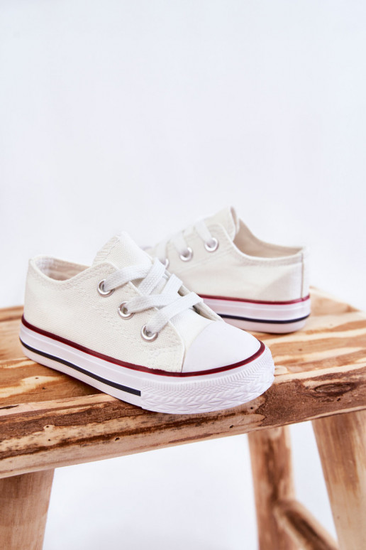 Deportivas infantiles clásicas en color blanco Filemon