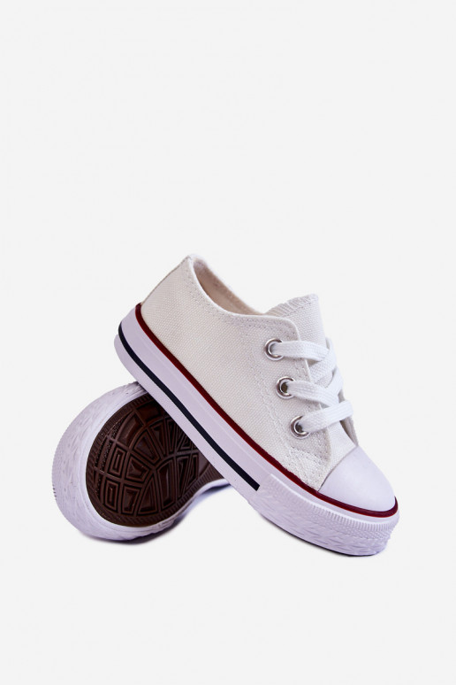Deportivas infantiles clásicas en color blanco Filemon
