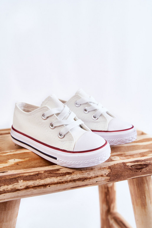 Deportivas infantiles clásicas en color blanco Filemon