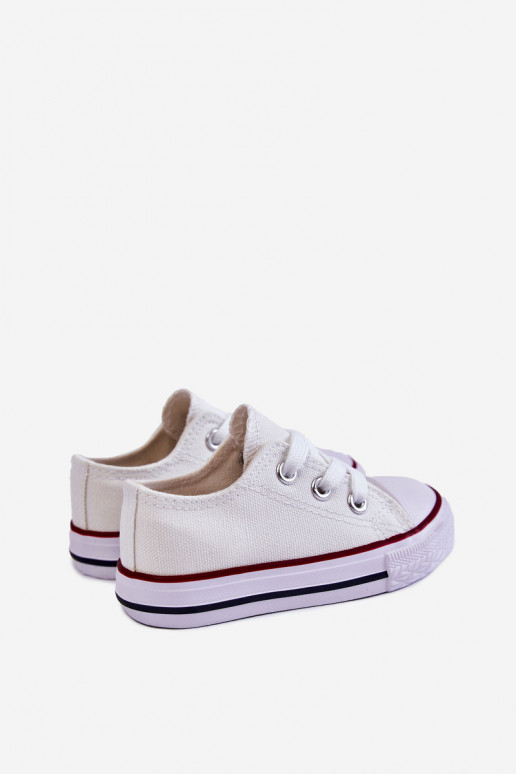 Deportivas infantiles clásicas en color blanco Filemon