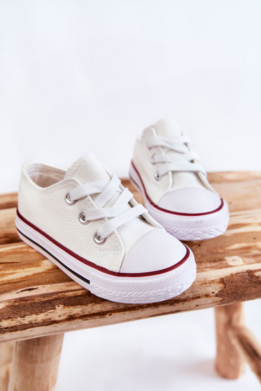 Deportivas infantiles clásicas en color blanco Filemon