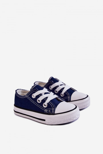 Deportivas infantiles clásicas en color azul oscuro Filemon