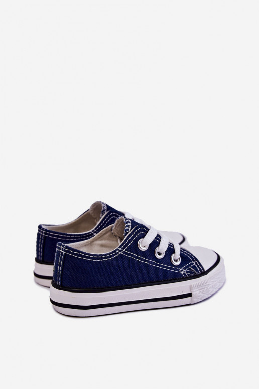 Deportivas infantiles clásicas en color azul oscuro Filemon