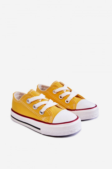 Deportivas infantiles clásicas en color amarillo Filemon
