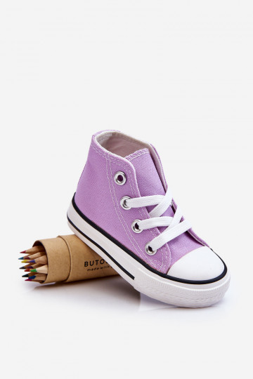 Zapatos infantiles con suela color Morado Filemon 2