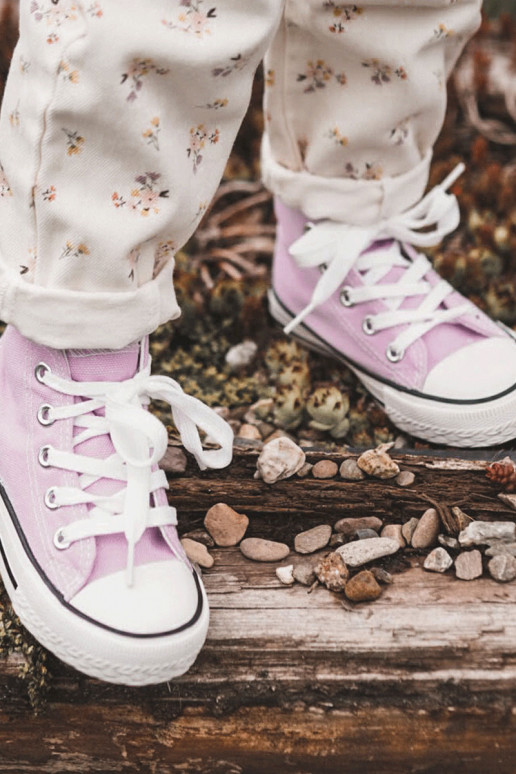 Zapatos infantiles con suela color Morado Filemon